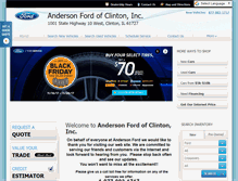Tablet Screenshot of anderson-ford.net